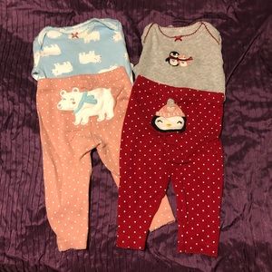 Baby girl matching outfits